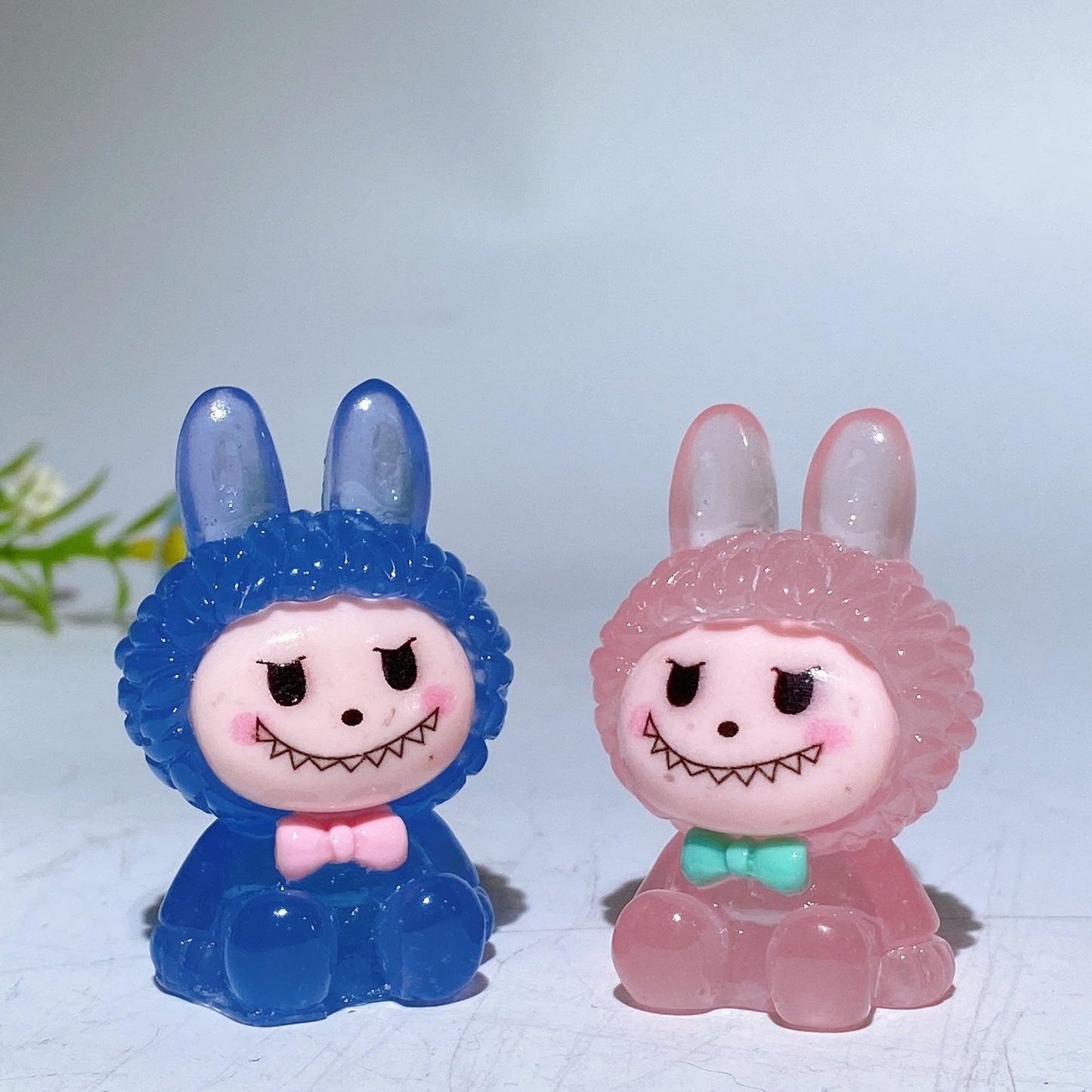 1.8" Luminous Labubu Carving Crystal Healing Bulk Wholesale