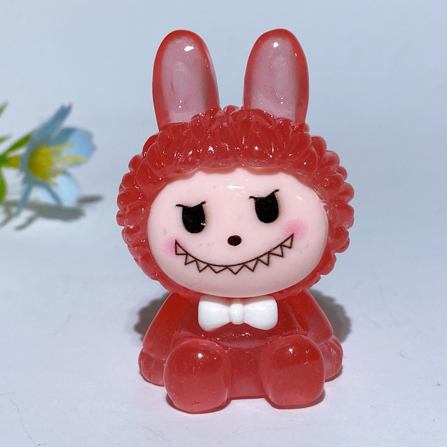 1.8" Luminous Labubu Carving Crystal Healing Bulk Wholesale