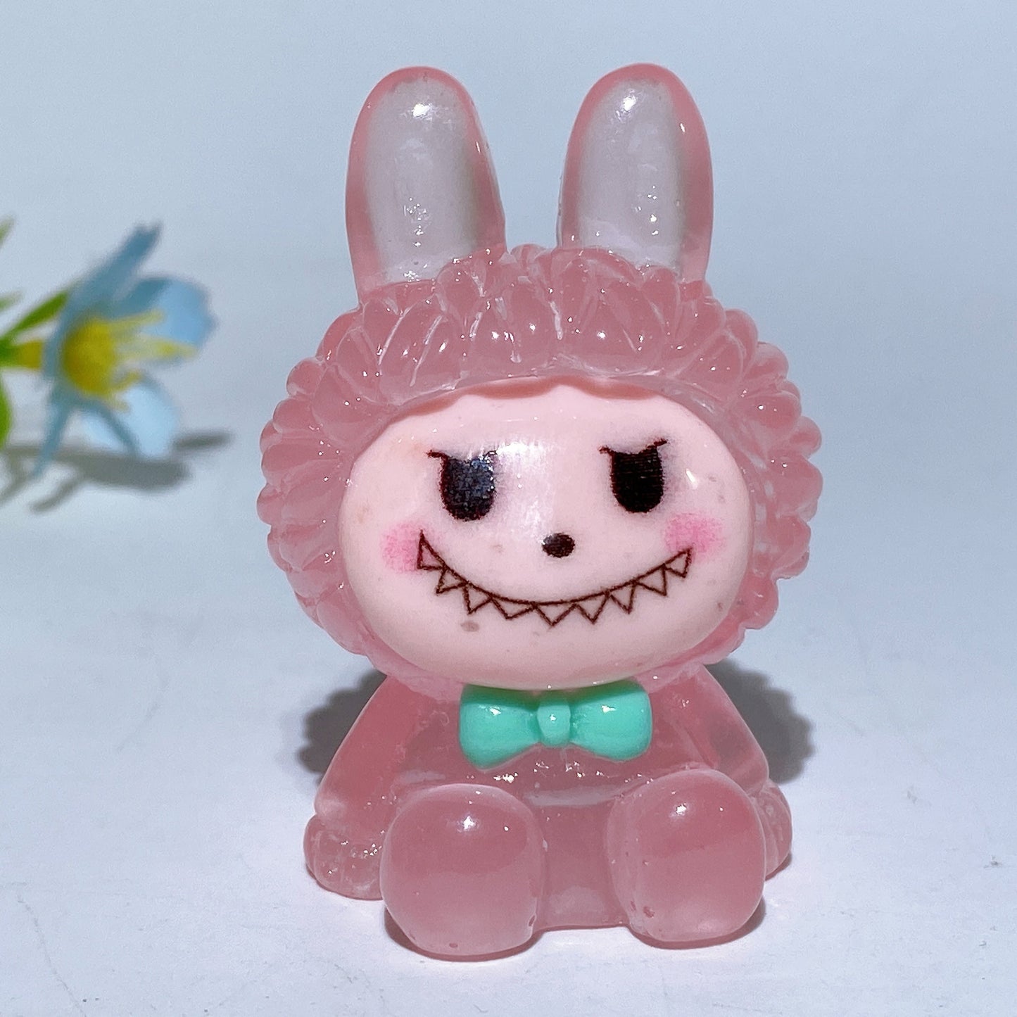 1.8" Luminous Labubu Carving Crystal Healing Bulk Wholesale