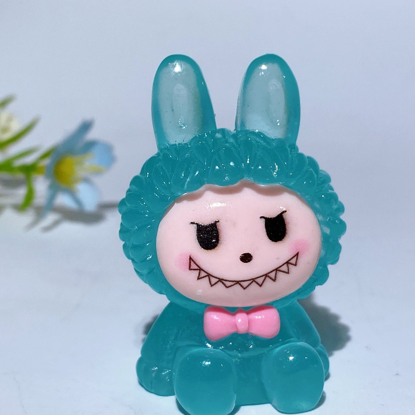 1.8" Luminous Labubu Carving Crystal Healing Bulk Wholesale