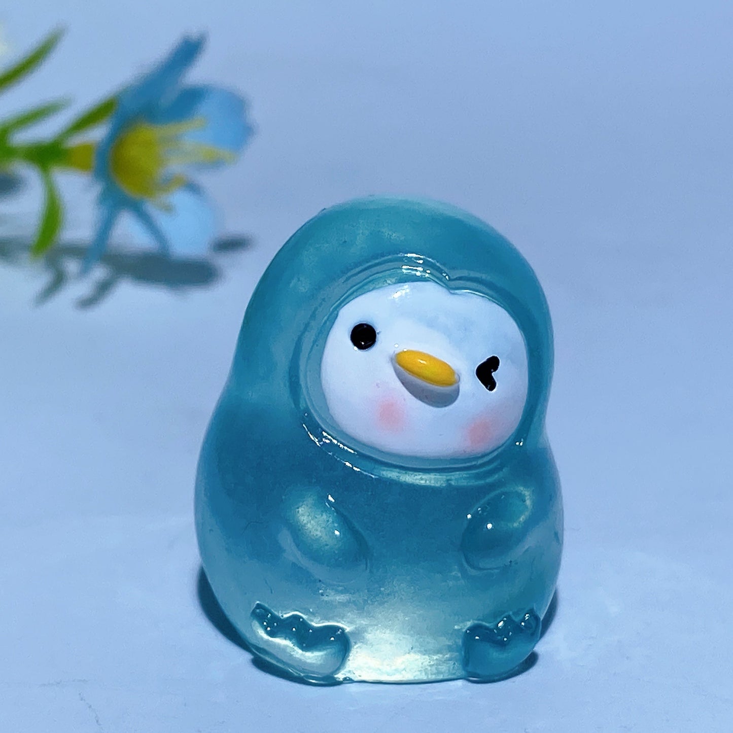 1.1" Luminous Penguin Carving Crystal Healing Bulk Wholesale