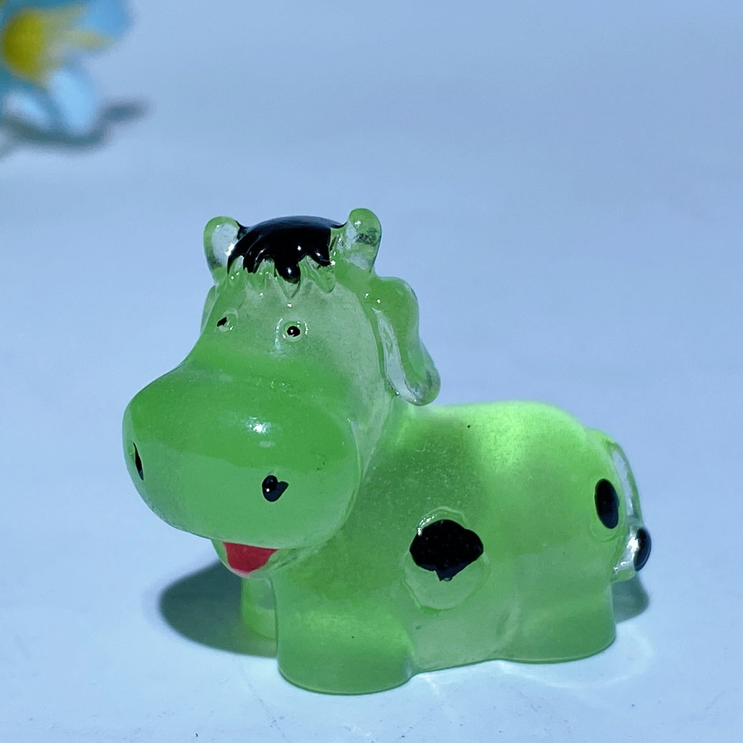 1.1" Luminous Cow Carving Crystal Healing Bulk Wholesale