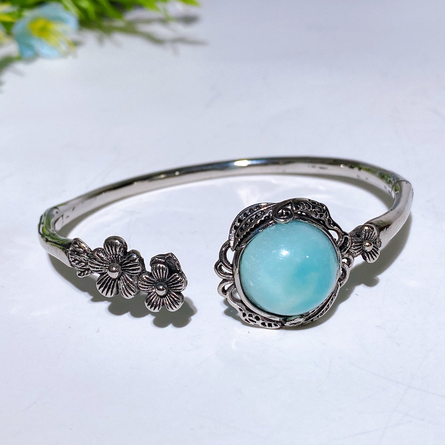 Hemimorphite Bangle Crystal Healing Bulk Wholesale