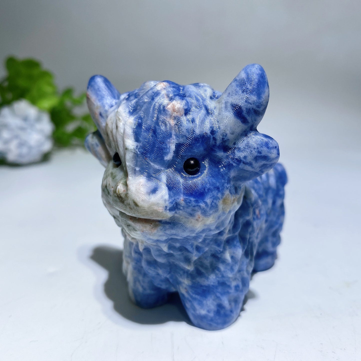 3.2" Crystal Cattle Carving Crystal Healing Bulk Wholesale