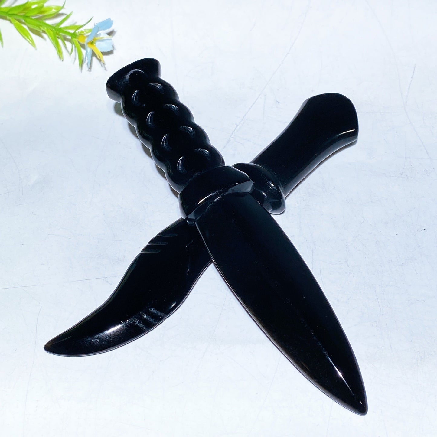 Black Obsidian Dagger Carving Crystal Healing Bulk Wholesale