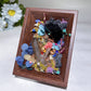 Crystal Scenery in Wooden Photo Frame with Scent Crystal Healing Bulk Wholesale