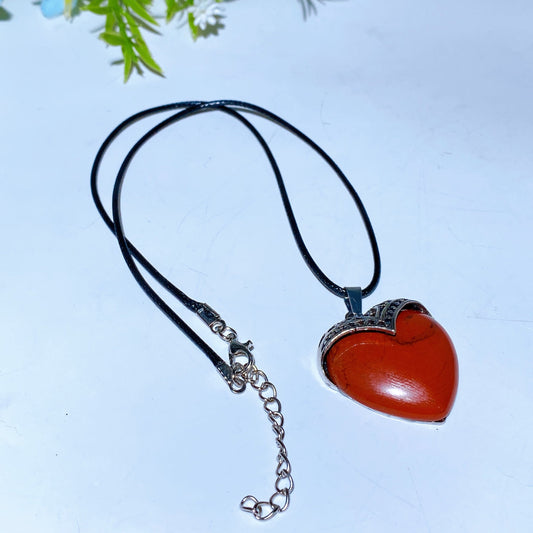 Crystal Heart Necklace Crystal Healing Bulk Wholesale