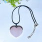 Crystal Heart Necklace Crystal Healing Bulk Wholesale