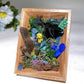 Crystal Scenery in Wooden Photo Frame with Scent Crystal Healing Bulk Wholesale
