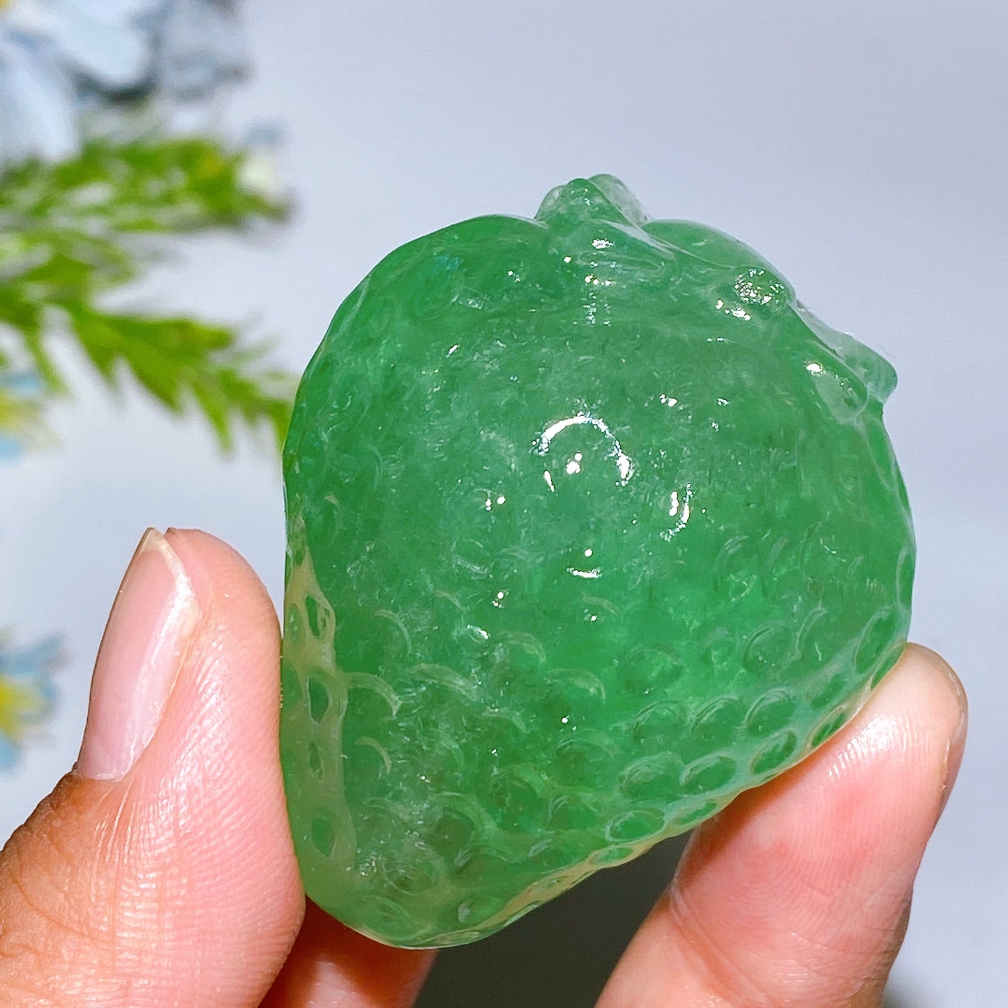 2.0" Crystal Strawberry Carving Crystal Healing Bulk Wholesale