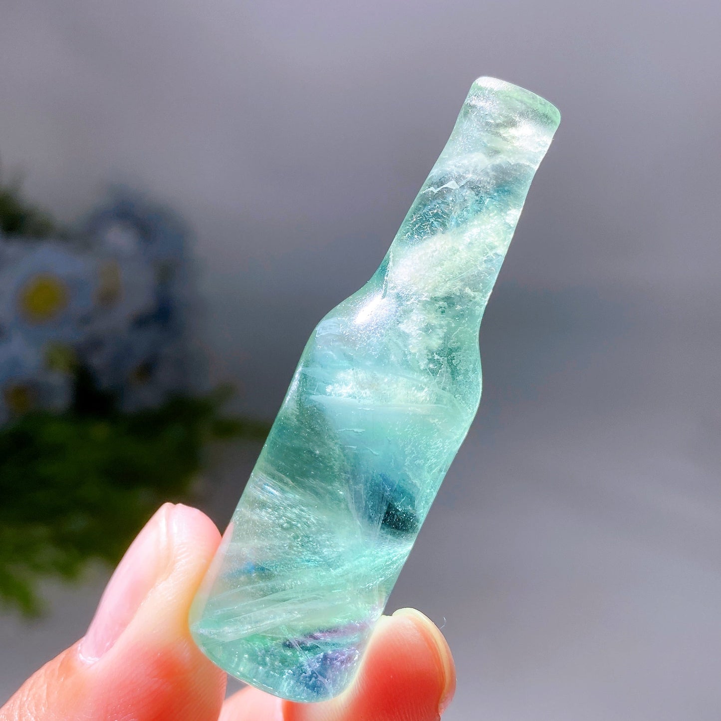 2.1"-2.3" Fluorite Bottle Carving Crystal Healing Bulk Wholesale