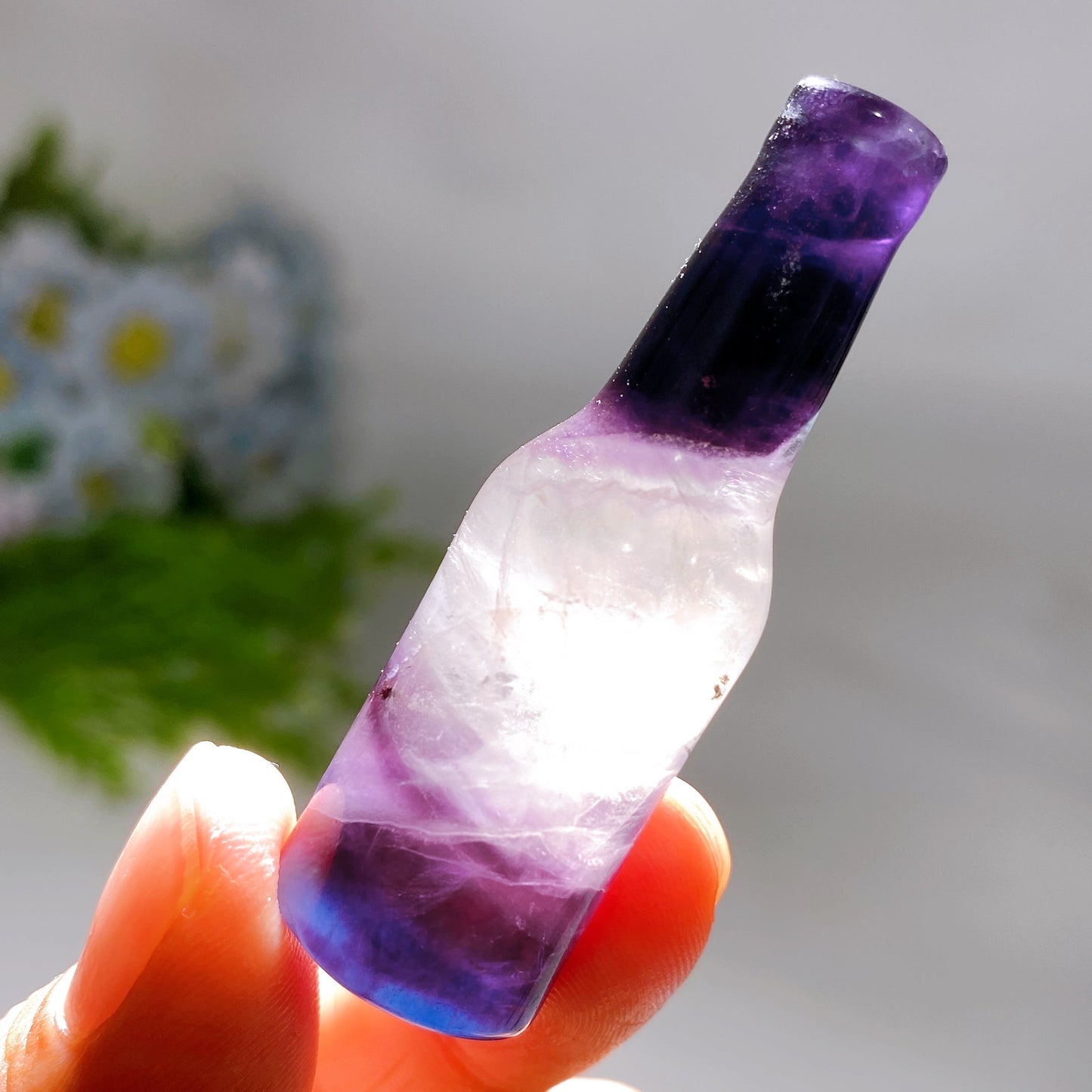 2.1"-2.3" Fluorite Bottle Carving Crystal Healing Bulk Wholesale