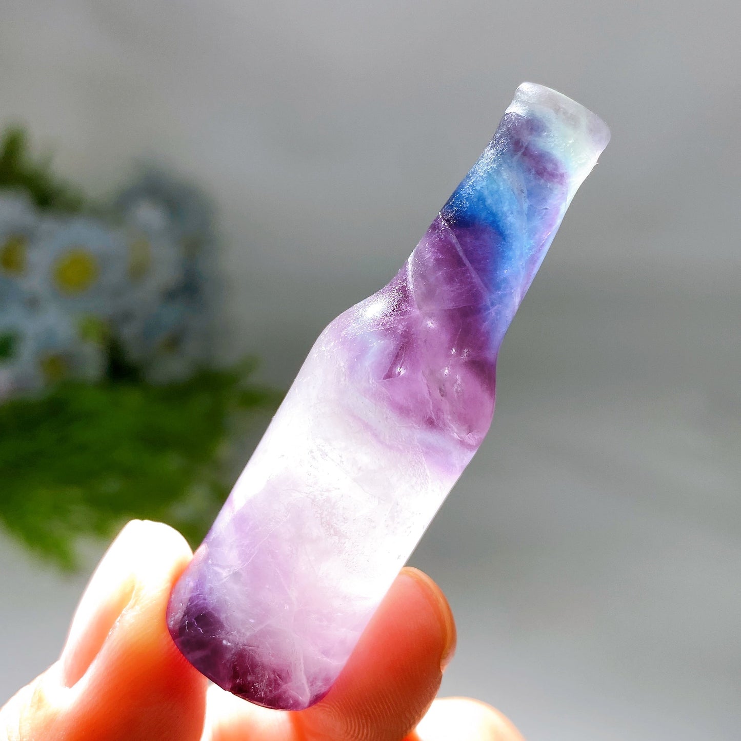 2.1"-2.3" Fluorite Bottle Carving Crystal Healing Bulk Wholesale