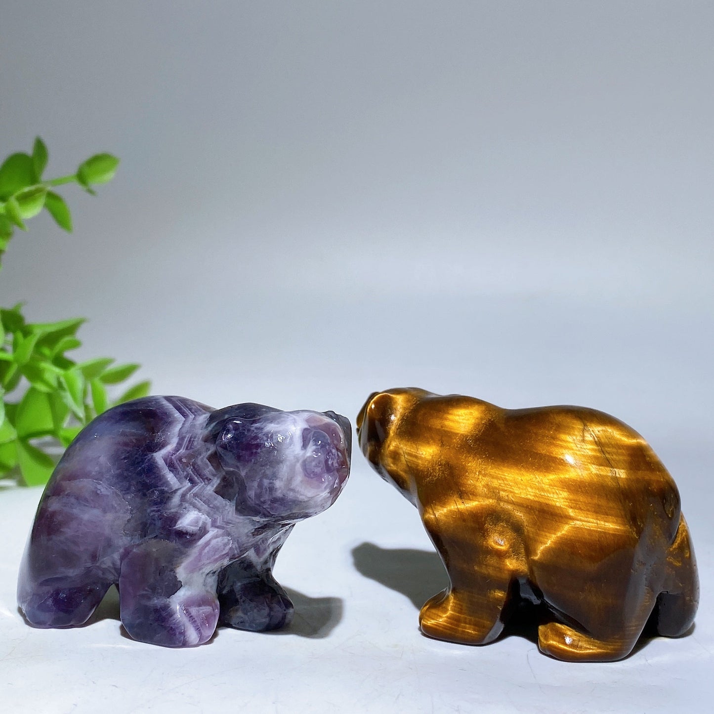 2.1" Crystal Bear Carving Crystal Healing Bulk Wholesale