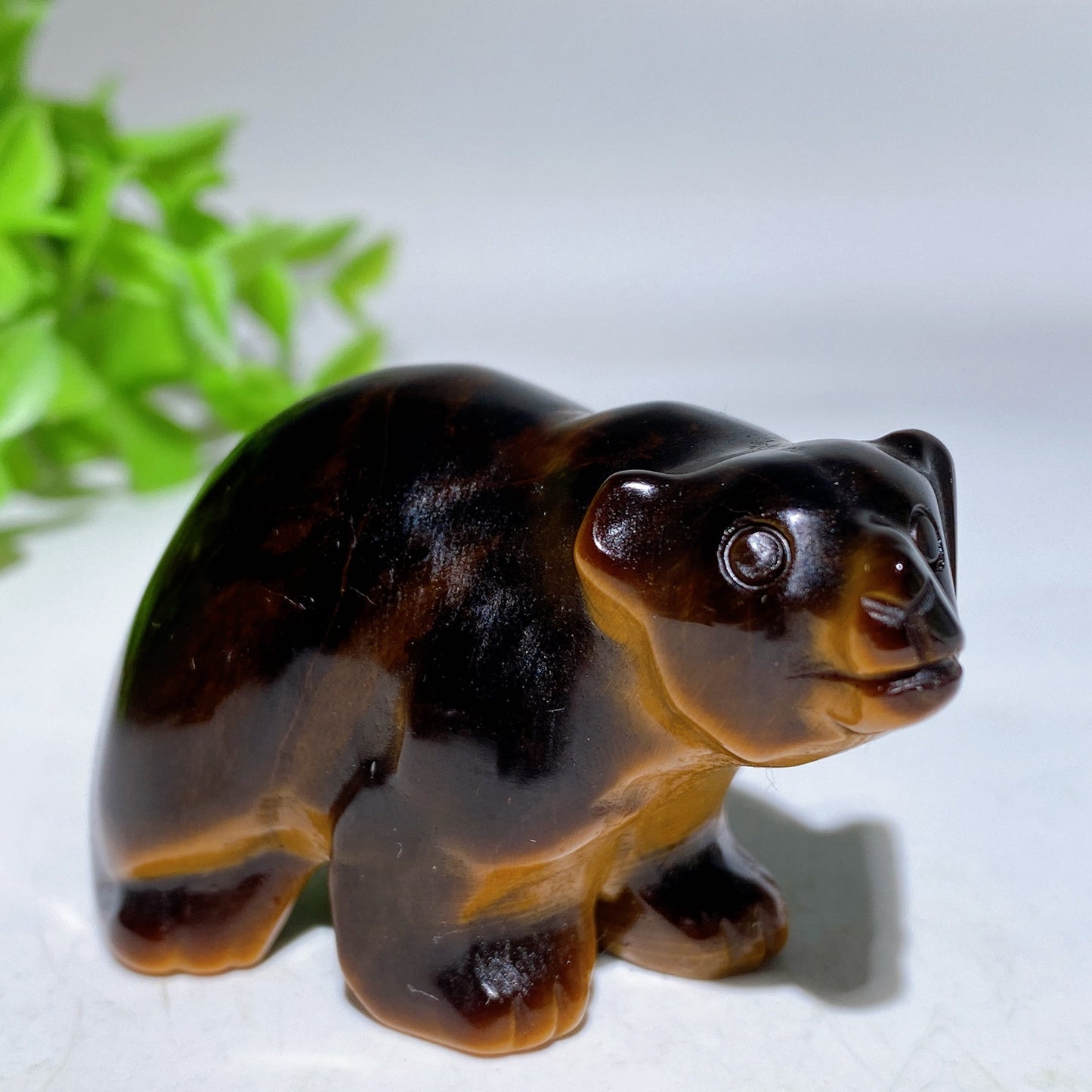 2.1" Crystal Bear Carving Crystal Healing Bulk Wholesale