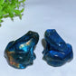1.8" Labradorite Frog Carving Crystal Healing Bulk Wholesale
