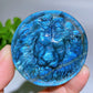 2.0" Labradorite Lion Round Slab Carving Crystal Healing Bulk Wholesale