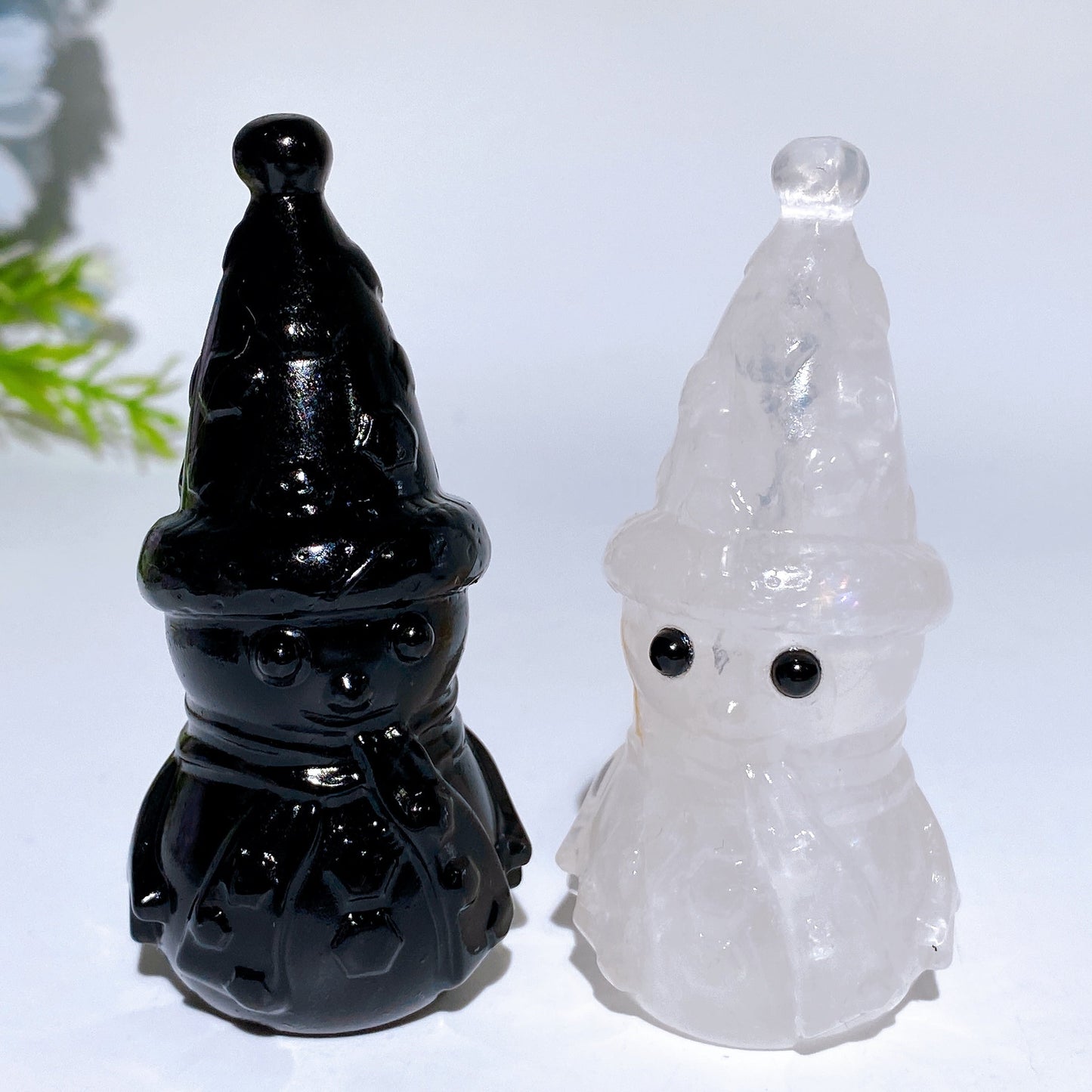 3.1" Crystal Snowman Carving Crystal Healing Bulk Wholesale