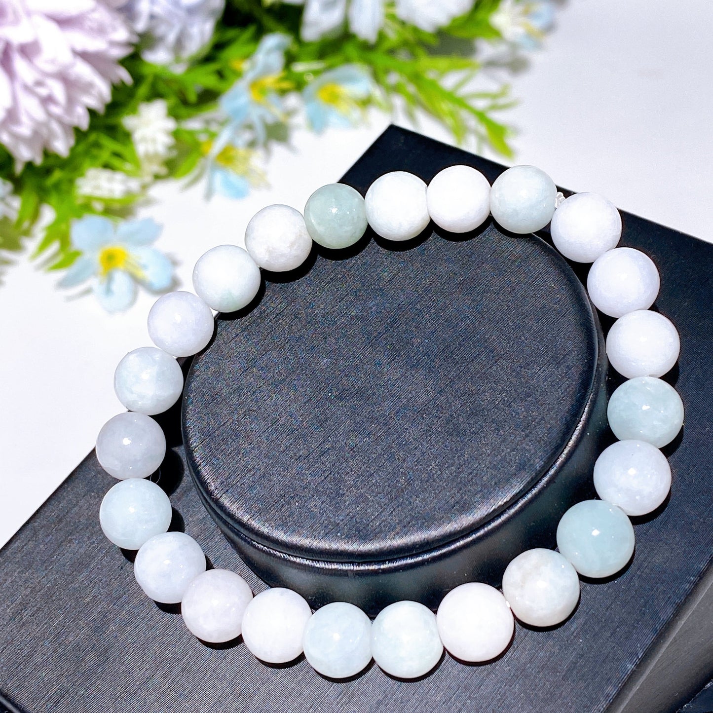 8-10mm Lucky Jade Bracelet Crystal Healing Bulk Wholesale