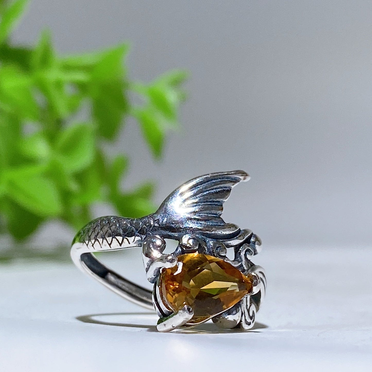 S925 Silver Crystal Ring Crystal Healing Bulk Wholesale