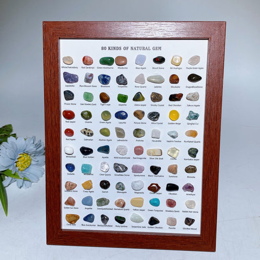 80 Kinds of Natural Gem Frame Crystal Healing Bulk Wholesale