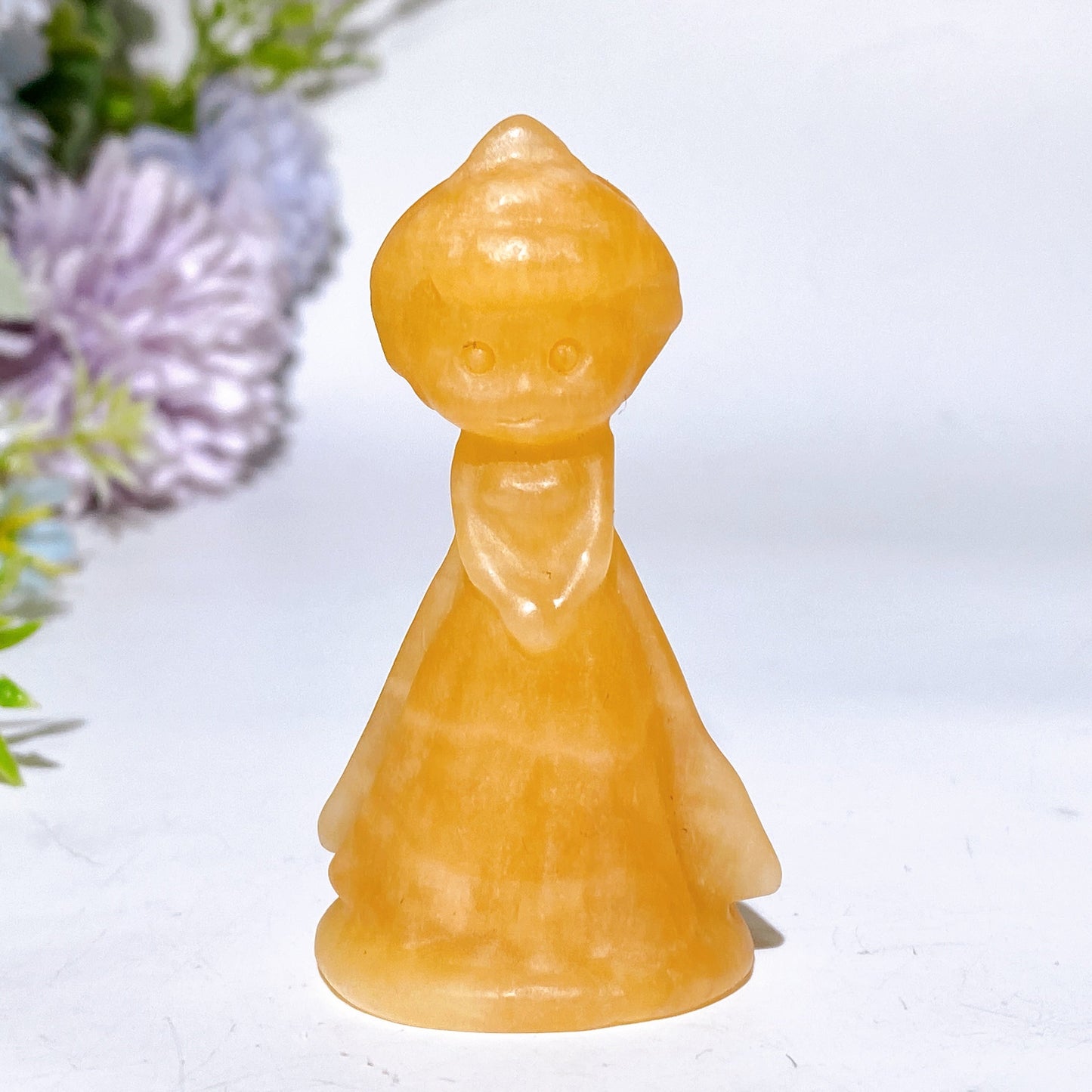 2.5" Crystal Princess Carving Crystal Healing Bulk Wholesale