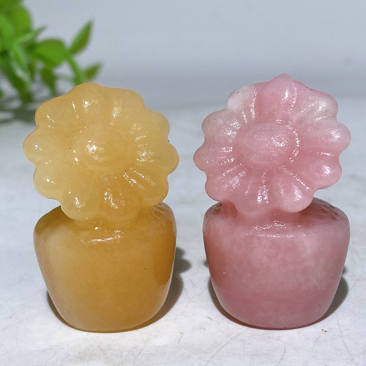 1.5" Crystal Flower Bonsai Carving Crystal Healing Bulk Wholesale