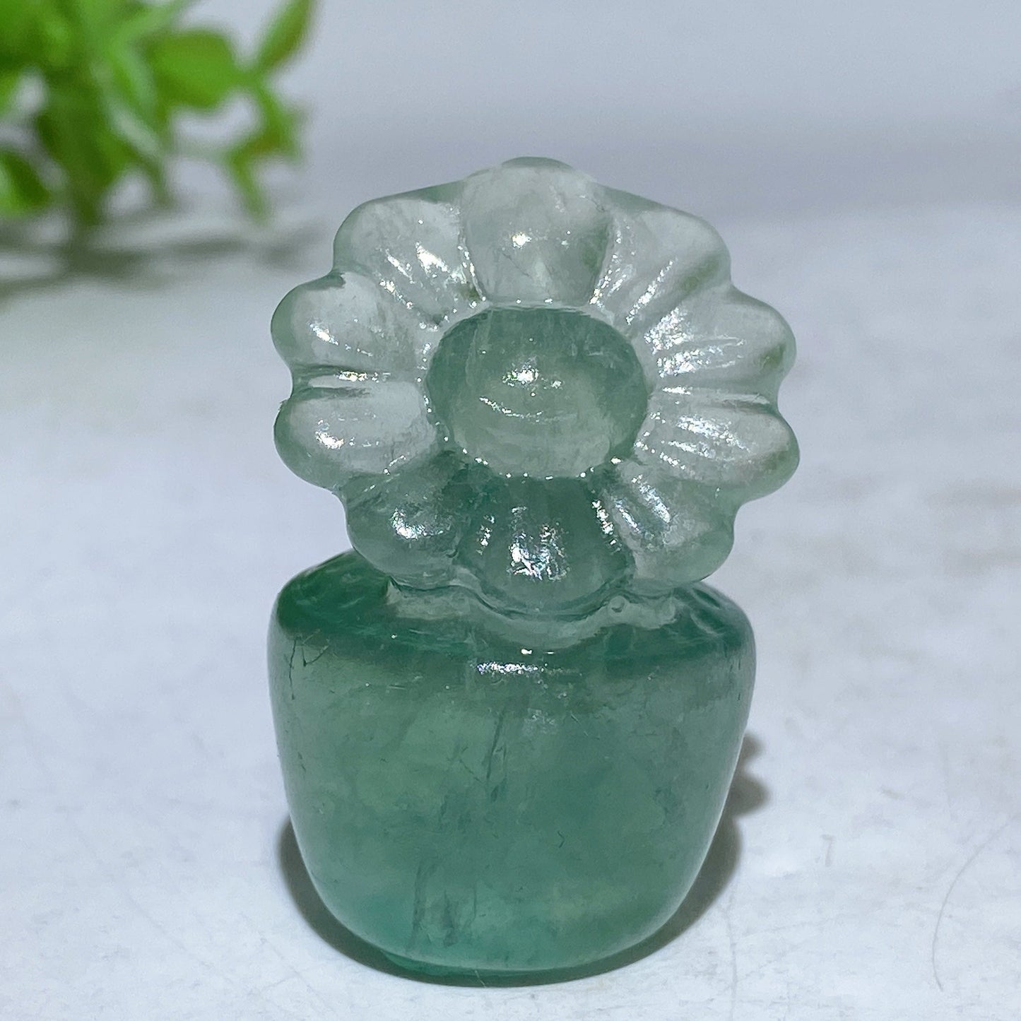 1.5" Crystal Flower Bonsai Carving Crystal Healing Bulk Wholesale
