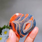 1.8"-2.3" Sardonyx Palm Heart Star Moon Carving Crystal Healing Bulk Wholesale
