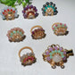 Mixed Crystal Opera Element Rings Hairpin BulkWholesale