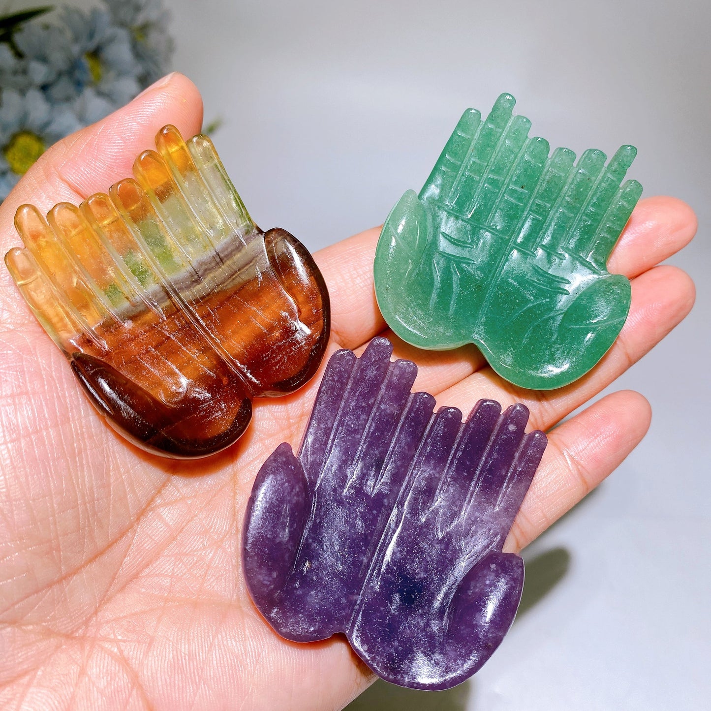 2.1" Crystal Hand Carving Crystal Healing Bulk Wholesale