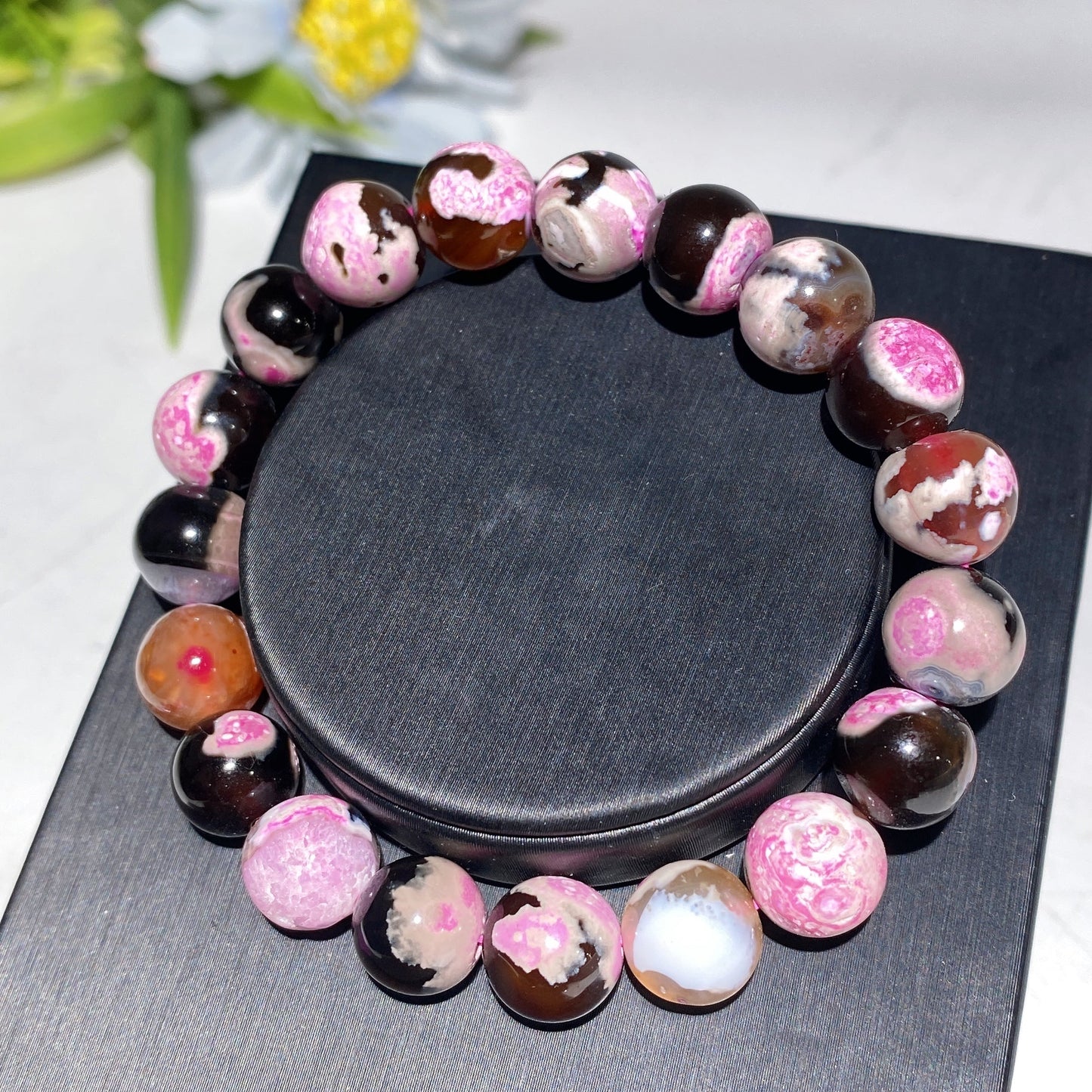 10mm Orca Agate Bracelet Crystal Healing Bulk Wholesale