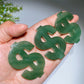 2.3" Green Aventurine Dollar Symbol '$' Carving Crystal Healing Bulk Wholesale
