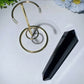 6.2" Black Obsidian DT Point with Stand Bulk Wholesale