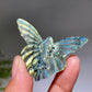 1.9" Labradorite Butterfly Fairy Carving Crystal Healing Bulk Wholesale