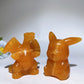Orange Calcite Pokemon Carving Crystal Healing Bulk Wholesale