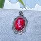 S925 UV Reactive Star Ruby Pendant Ring Bracelet Crystal Healing Bulk Wholesale