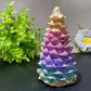 3.8" Bismuth Christmas Tree Carvings Bulk Wholesale