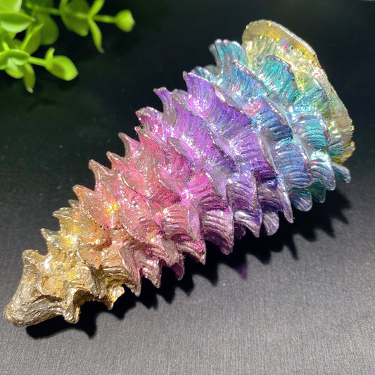 3.8" Bismuth Christmas Tree Carvings Bulk Wholesale