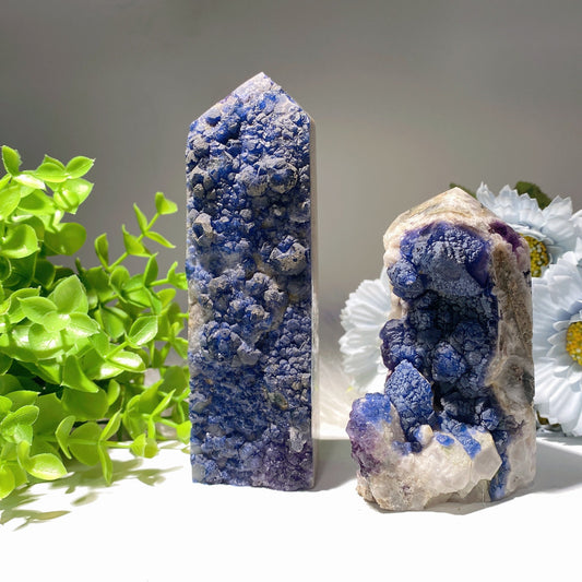 3.5"-8.0" Mongolia Fluorite Tower Bulk Wholesale