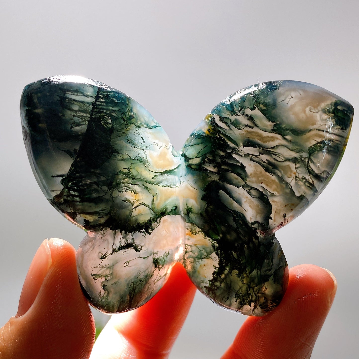 2.3"-2.5" Crystal Butterfly Carving Crystal Healing Bulk Wholesale