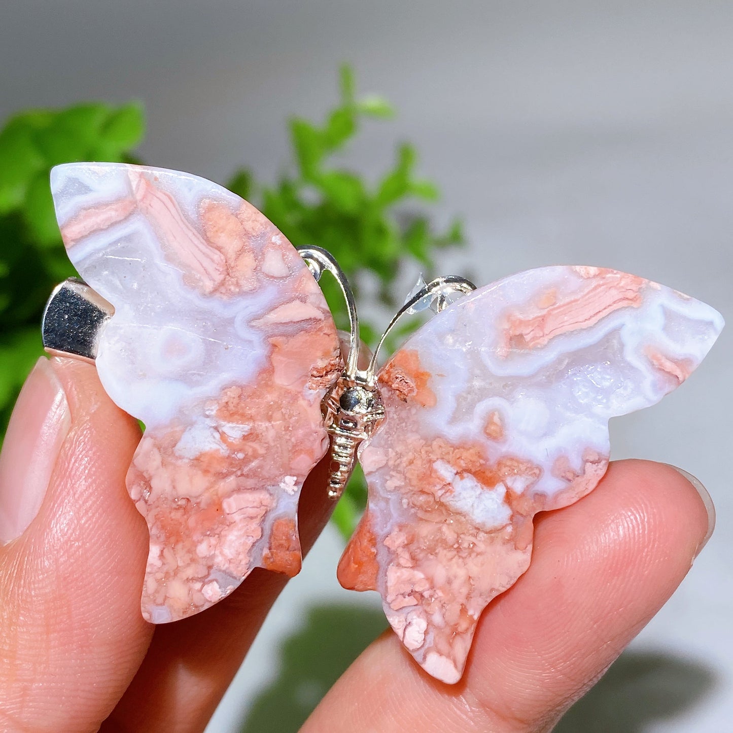 2.0"-2.3" Crystal Butterfly Hairpin Crystal Healing Bulk Wholesale