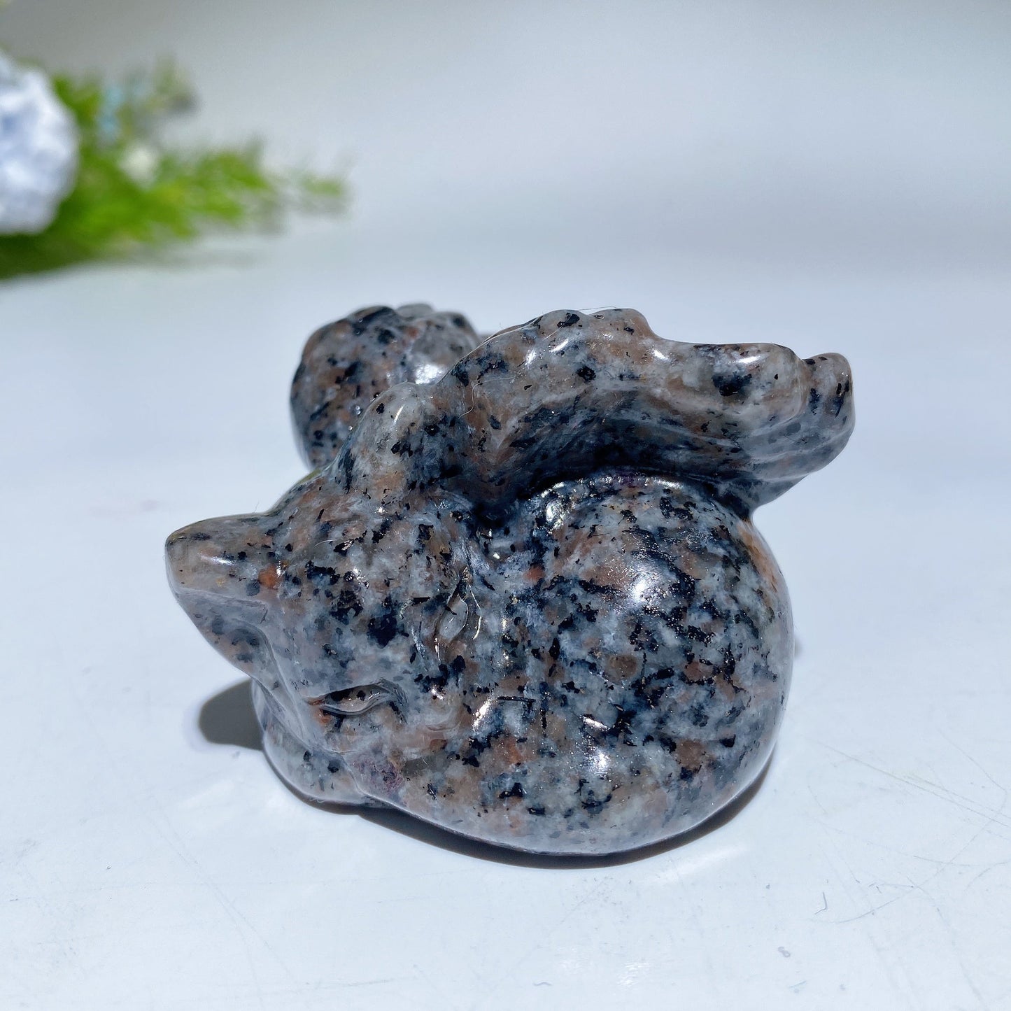 2.3" Crystal Cat with Wings Carving Crystal Healing Bulk Wholesale