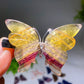 2.0"-2.3" Crystal Butterfly Hairpin Crystal Healing Bulk Wholesale