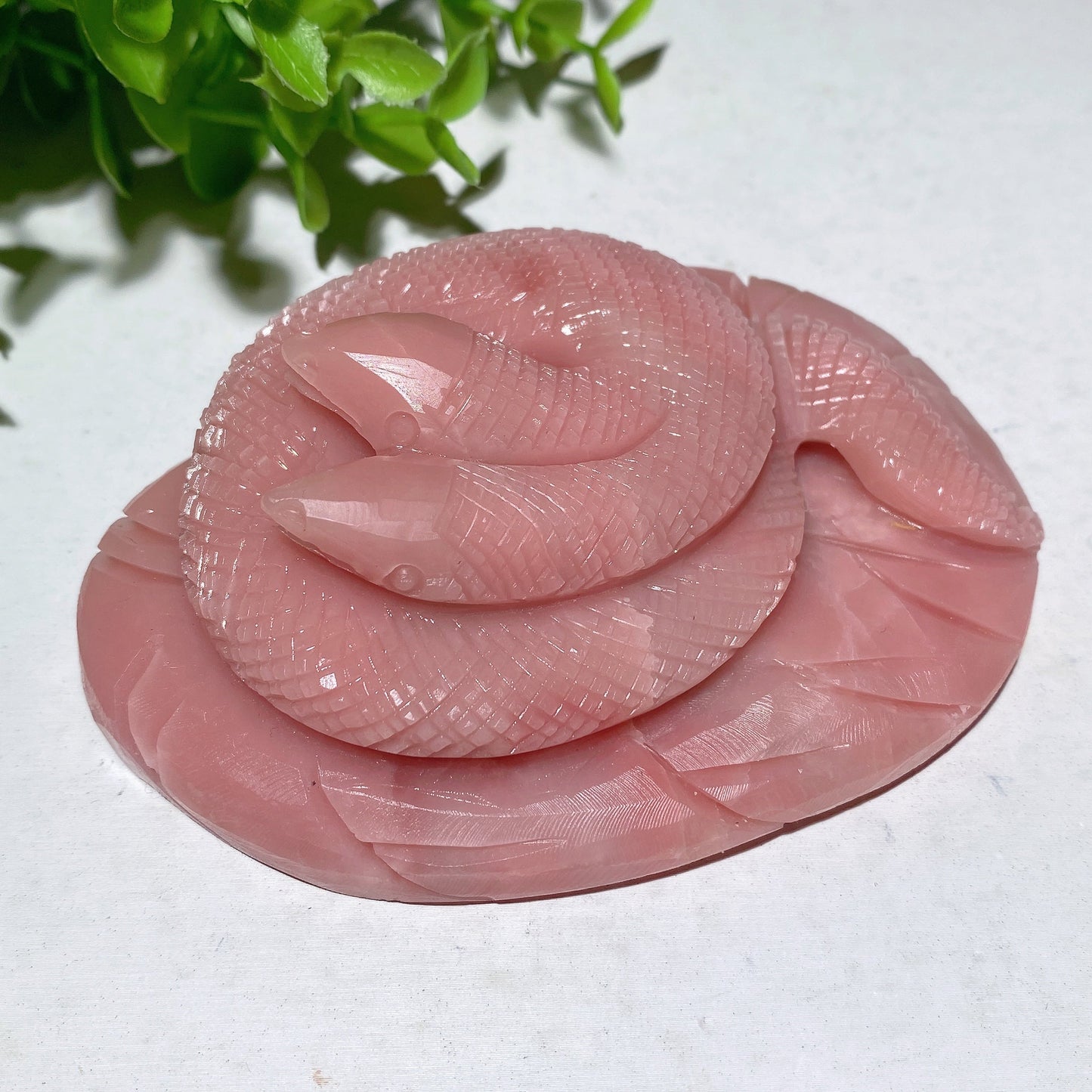 3.0"-4.1" Pink Opal Carvings Bulk Wholesale