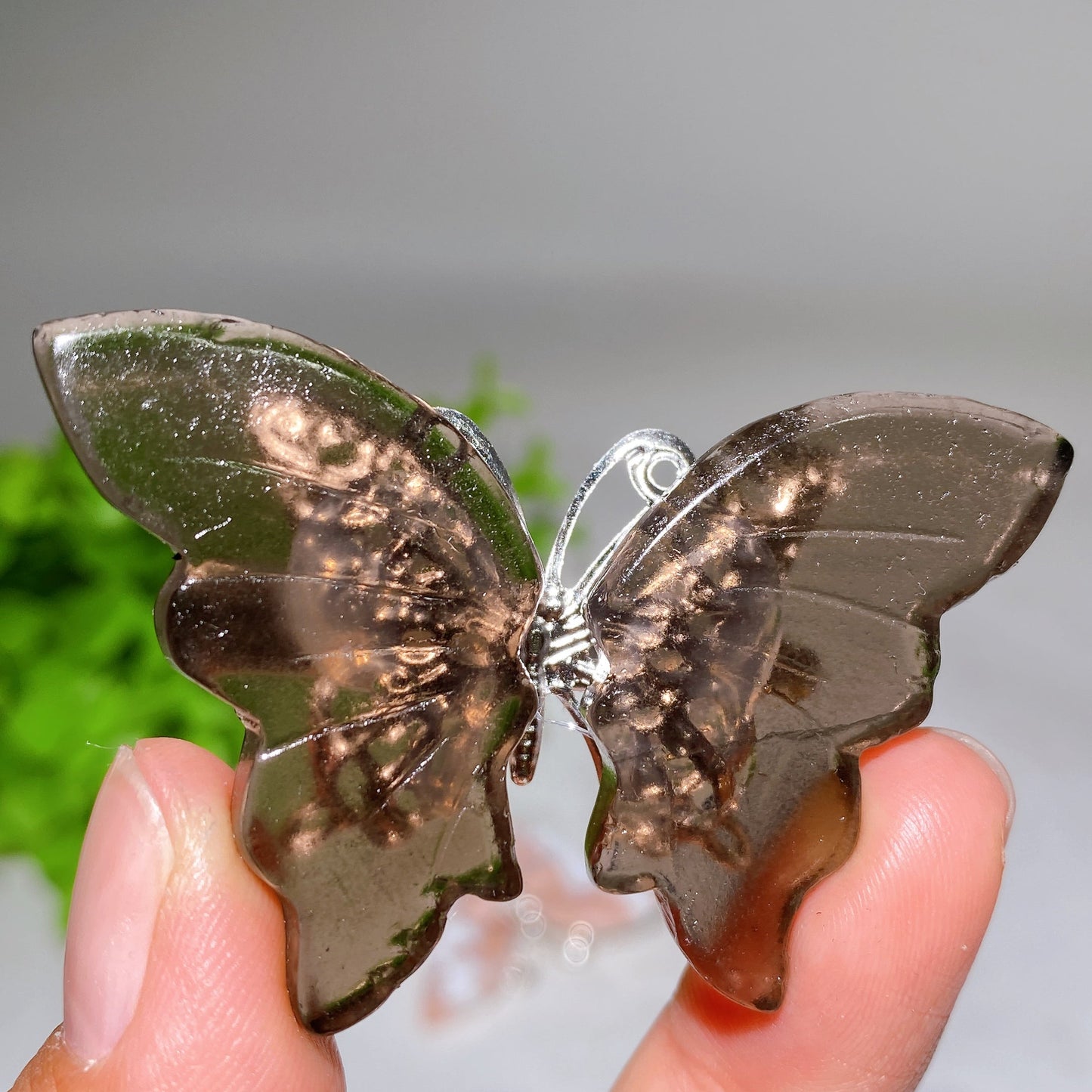 2.0"-2.3" Crystal Butterfly Hairpin Crystal Healing Bulk Wholesale