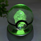 3D Inner Carving Crystal Pokemon Glass Sphere with Colorful Lamp Stand Crystal Healing Bulk Wholesale