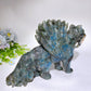 28cm Large Unique Labradorite Smilodon with Wings Carving Crystal Healing Bulk Wholesale