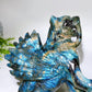 28cm Large Unique Labradorite Smilodon with Wings Carving Crystal Healing Bulk Wholesale