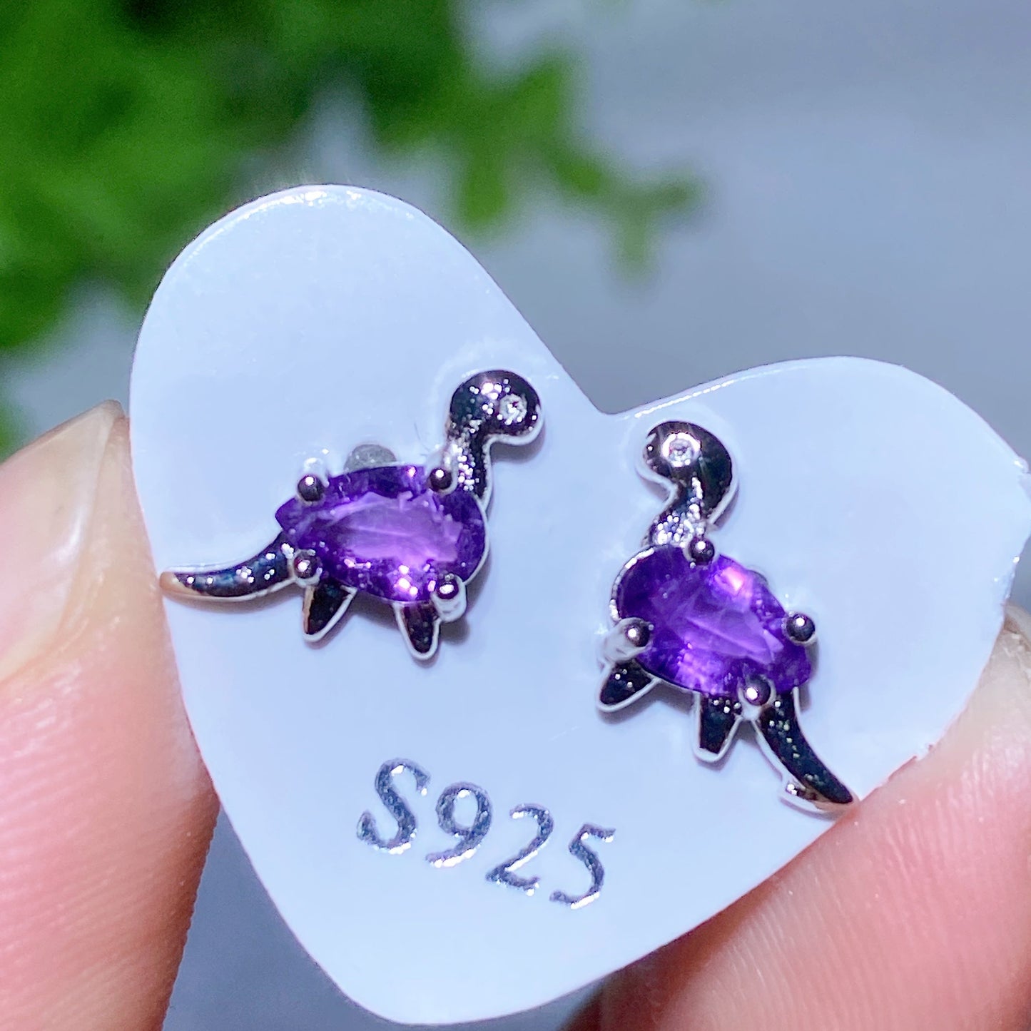 S925 Crystal Ear Stud Earring Crystal Healing Bulk Wholesale